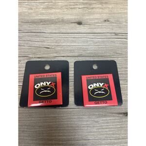Vintage 2 United States Onyx Getto Rap Pin Collectible